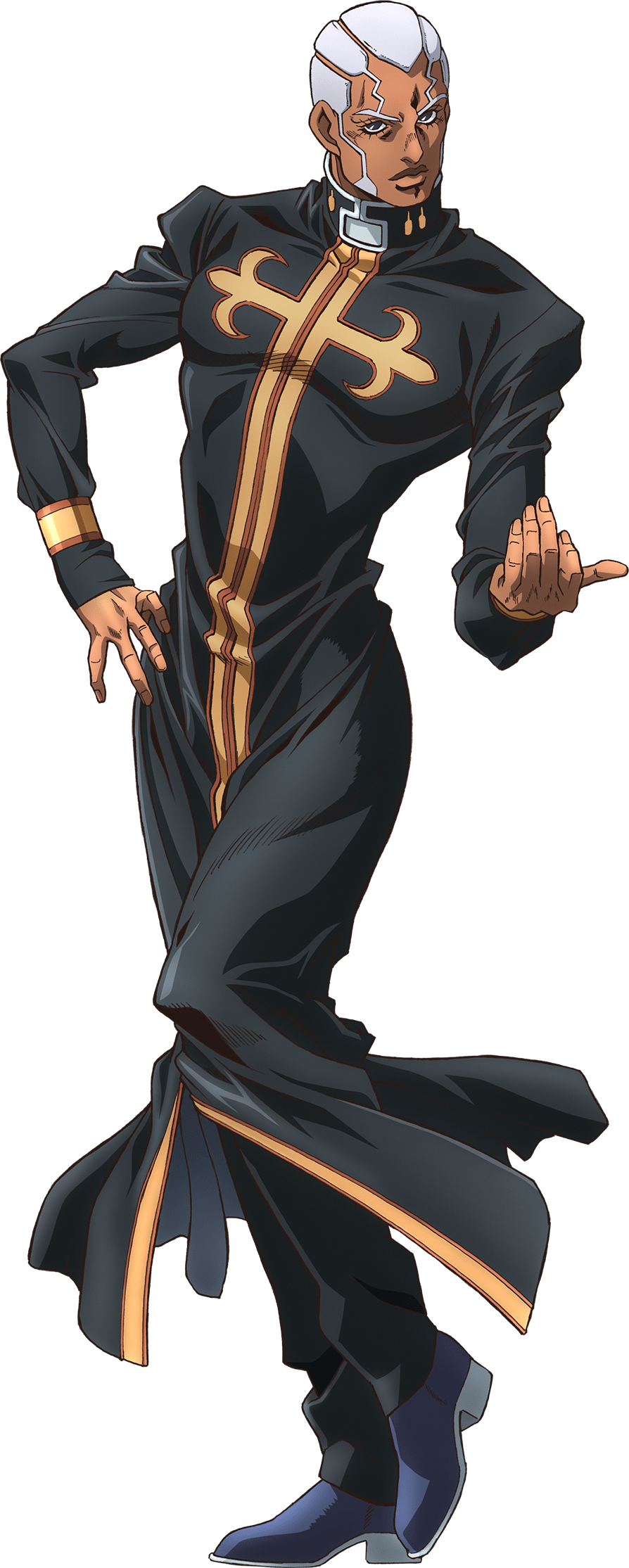 Enrico pucci pose