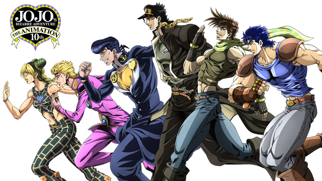 JoJo's Bizarre Adventure: The Animation's 10th Anniversary Project Website  Launched