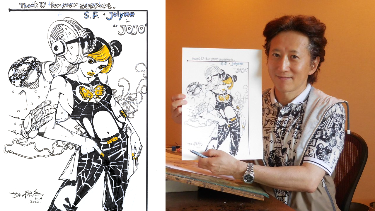 Araki Draws Exclusive Jolyne Illustration For “Anime Expo 2022”