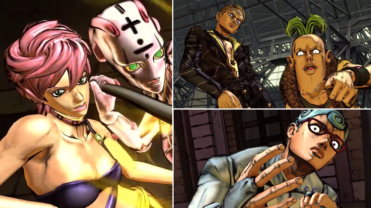 Trailer showcasing new game systems released for Jojo's Bizarre