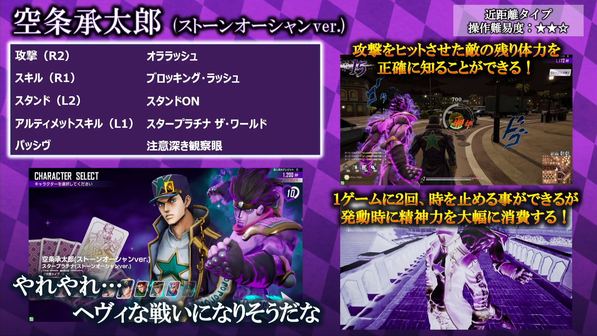 Part 6 Jotaro Stops By JoJo's Bizarre Adventure: Last Survivor in December