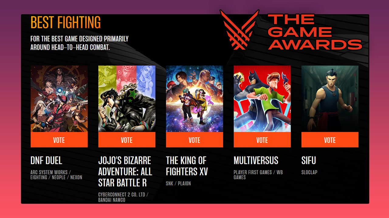 JoJo's Bizarre Adventure: All-Star Battle R Nominated for The Game Awards  2022