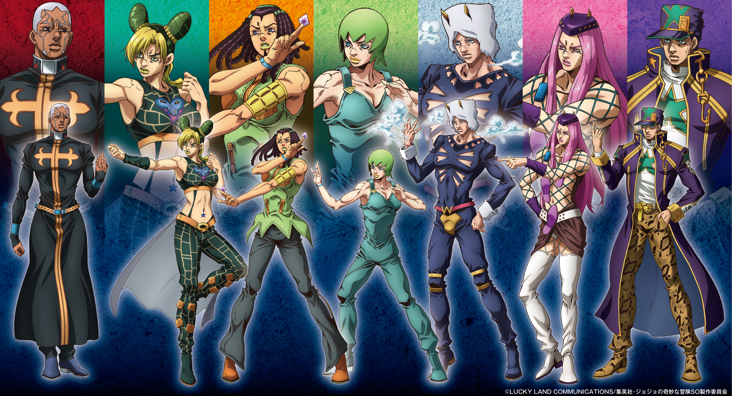 JOJO's Bizarre Adventure: Stone Ocean Part 6 Anime Key Visual Revealed