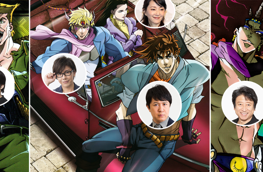 Battle Tendency Voice Actors Comment on JoJo Anime’s 10th Anniversary