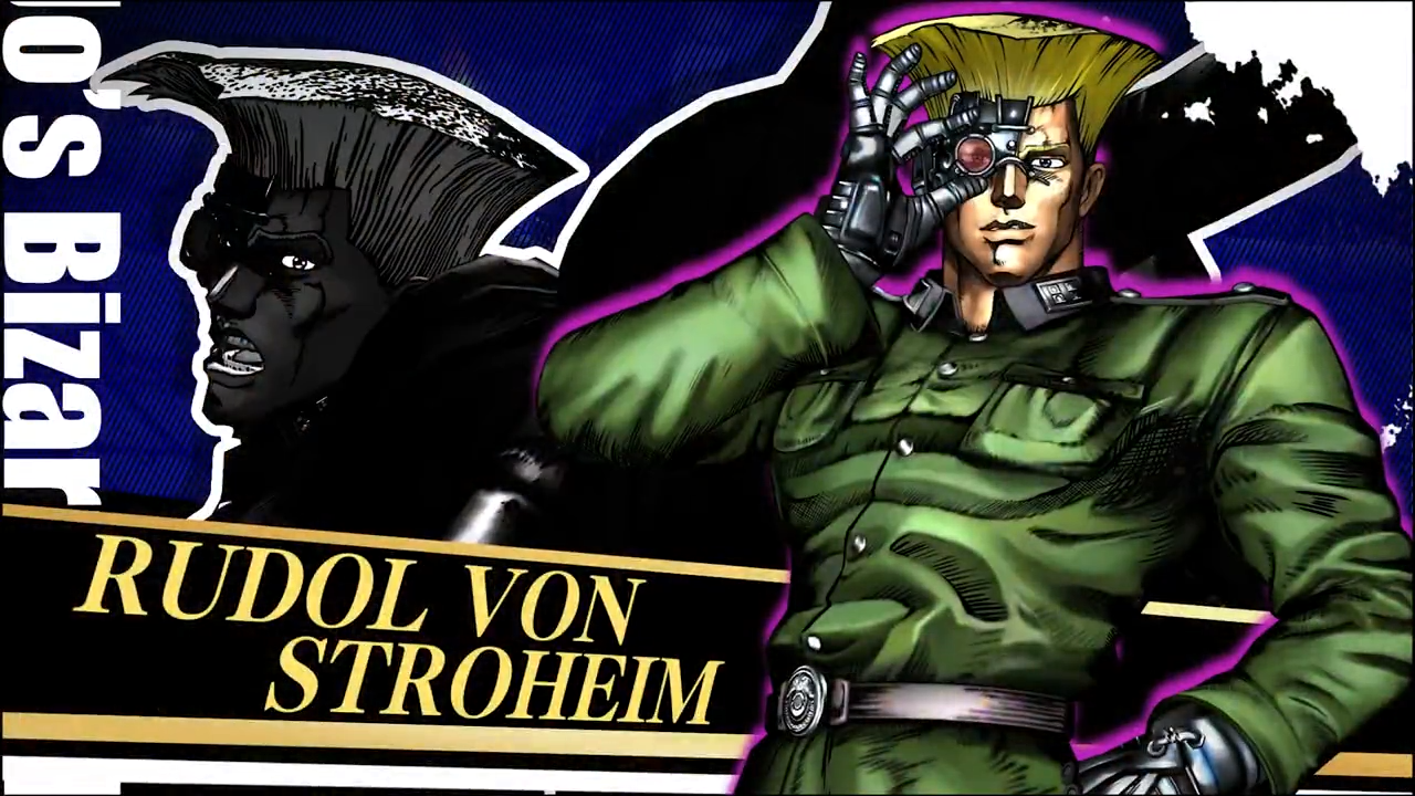 Rudol von Stroheim Commands His Way Into JoJo All-Star Battle R