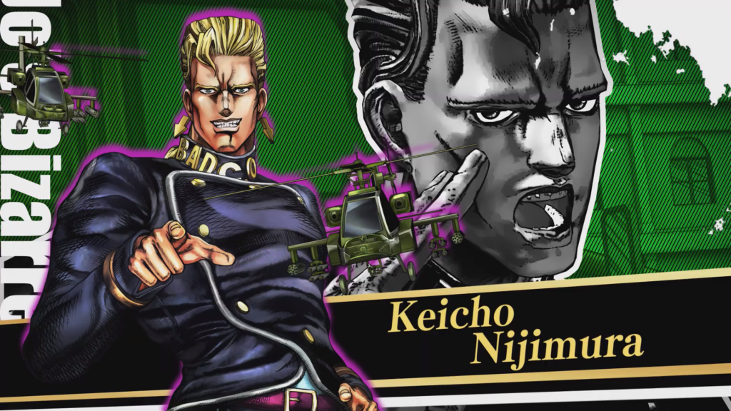 Keicho Nijimura Enlists Into JoJo's Bizarre Adventure: All-Star Battle R