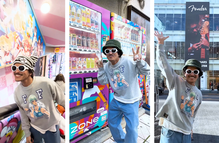 Bruno Mars Explores Tokyo with JoJo’s Bizarre Adventure Shirt