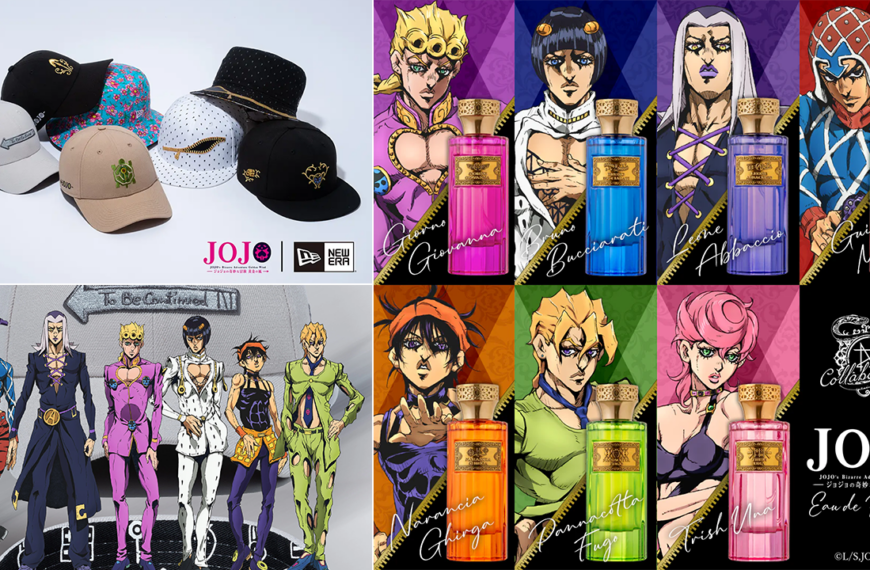 JoJo’s Bizarre Adventure: Golden Wind Perfume and Hat Collaborations