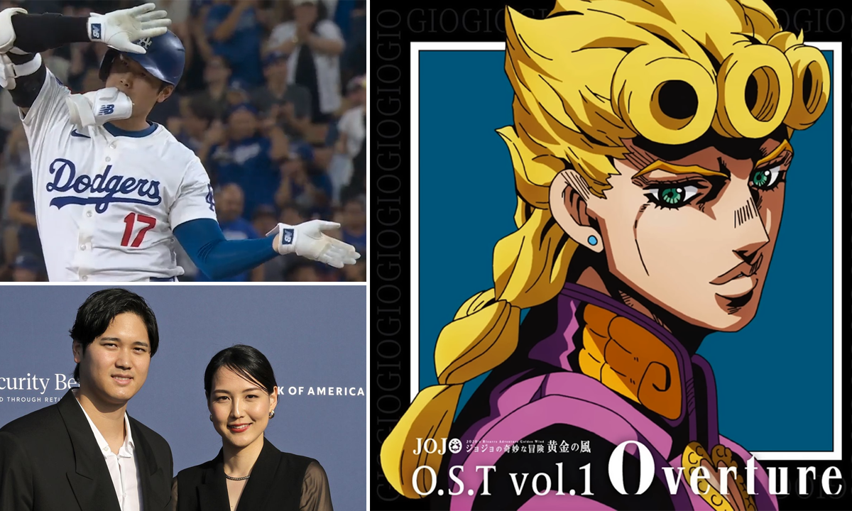 LA Dodgers’ Shohei Ohtani Enters Field to JoJo’s “il vento d’oro”